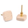 Perilla Home Set of 6 Marble Knobs for Cabinet &