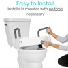 Vive Raised Toilet Seat - 5" Portable, Elevated Riser with