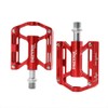 QIRUN Cross Bike Pedals, Ultra Lightweight, Aluminum Alloy, Flat Pedals,