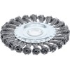 BGS 3986 disc brush/braided round brush, 192 pieces, 6.3 mm