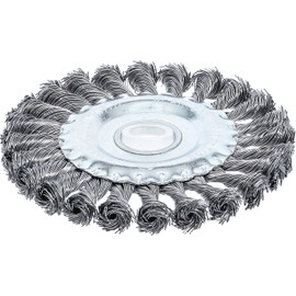 BGS 3986 disc brush/braided round brush, 192 pieces, 6.3 mm (1/4 inch), 10 mm (3/8 inch), 12.5 mm (1/2 inch)