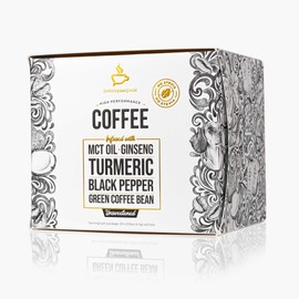 beforeyouspeak UNSWEETENED High Performance Coffee - MCT Oil, Ginseng, Turmeric, Black Pepper, Green Coffee Bean - Unsweetened