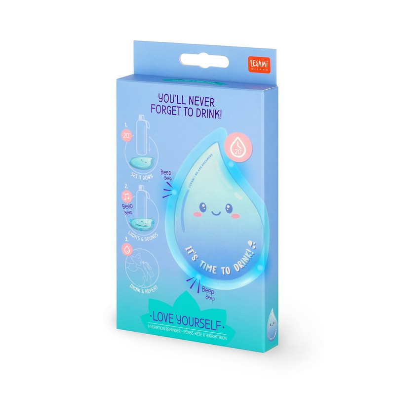 Legami Hydration Reminder, Light Blue, S