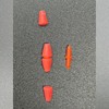 KAIRI Float Rubber Stoppers, Tangle Rods, Value Use, 15 Pairs
