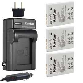Kastar Battery (3-Pack) and Charger Kit for EN-EL8 MH-62 and Nikon Coolpix P1 P2, Coolpix S1 S2 S3 S5 S6 S7 S7c S8 S9, Coolpix S50 S50c, Coolpix S51 S51c, Coolpix S52 S52c, Cool-Station MV-11, MV-12