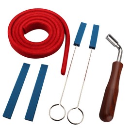 Futheda Piano Tuning Kit Professional Piano Tuner Piano Tuner Including 1 L Tuning Hammer 1 Vocal Band 2 Mutes with Handles Piano Attachment Tool