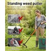 Stand Up Weed Puller Tool with Adjustable Long Handle and