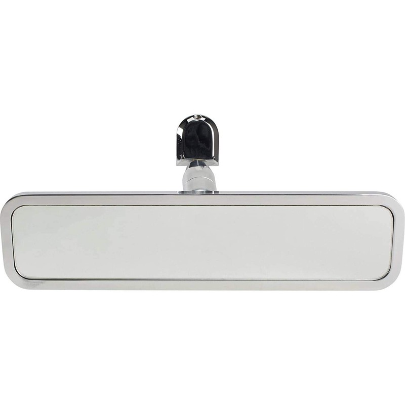 Cobra-Tek Chrome Billet Aluminum Rear View Mirror Ball Milled