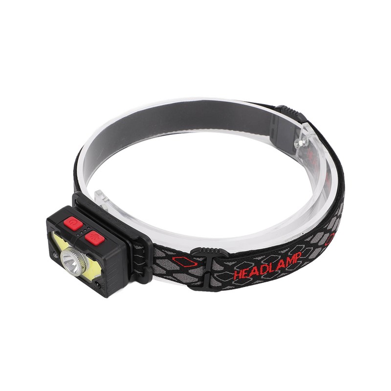 Rechargeable Headlamp USB Charging Infrared Sensor Headlight IPX4 Waterproof Hiking
