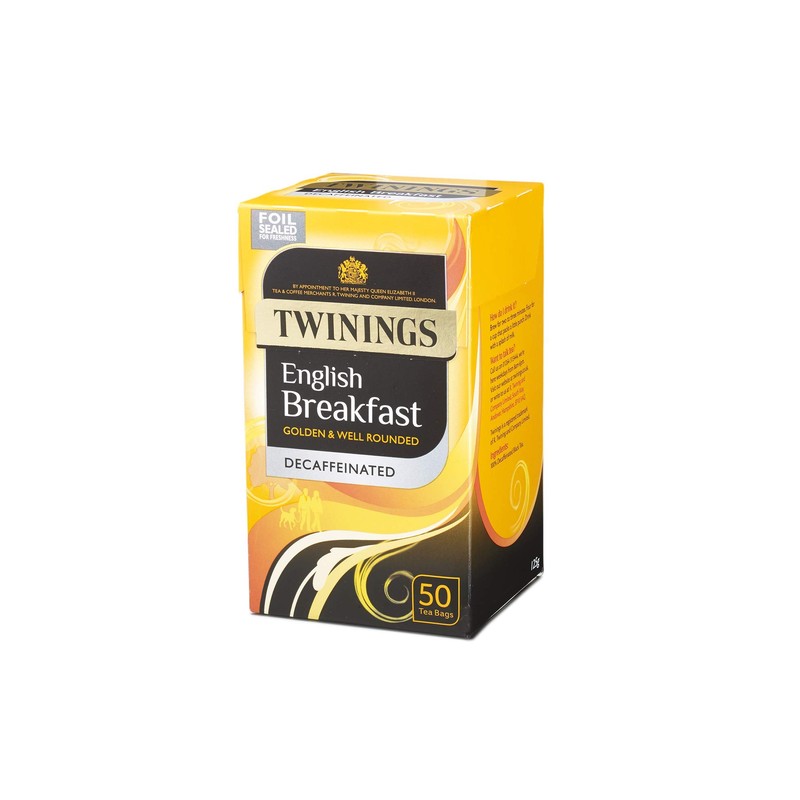 Twinings Decaffeinated English Breakfast Tea 200 Tea Bags (Multipack of
