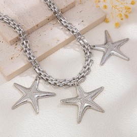 Chunky Gold Necklace Gold Chunky Necklaces for Women Trendy Gold Satement Necklaces Multilayer Punk Necklaces Dainty Cuban Link Chain Necklace Jewelry Gift