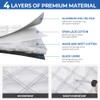 BougeRV RV Windshield Window Snow Cover for Class C Ford