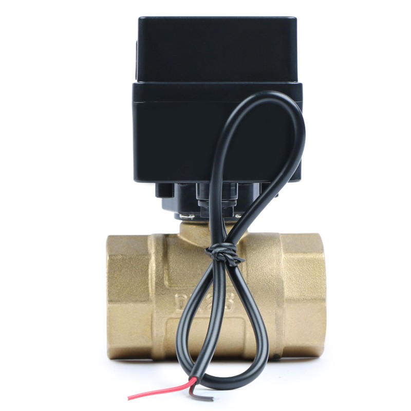 U.S. Solid 1" Motorised Ball Valve - Electric Brass Ball