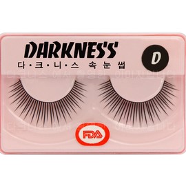 Darkness Eyelash D 10 pcs/1 hit / 다크니스 속눈썹D 10개/1타