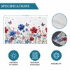 4th of July Placemats Red Blue Flowers Butterfly Place Mats