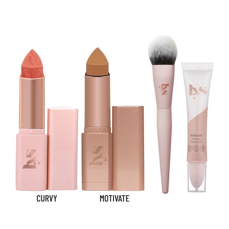 Bronzer / Contour & Blush Stick Makeup Combo:_Motivate (Light)