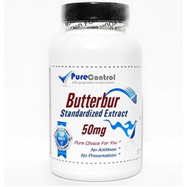 Butterbur Standardized Extract 50mg // 180 Capsules // Pure // by PureControl Supplements