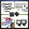 Nilight 2 Gang ON-Off Switch Panel 4 PIN DPST Toggle