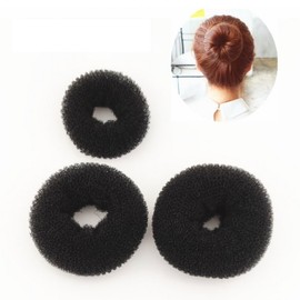 Hair Accessory Donut Bun Maker Easy Voluminous Bun Hair Band 8ea