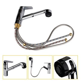 One hole faucet hot and cold water hose length About 60cm