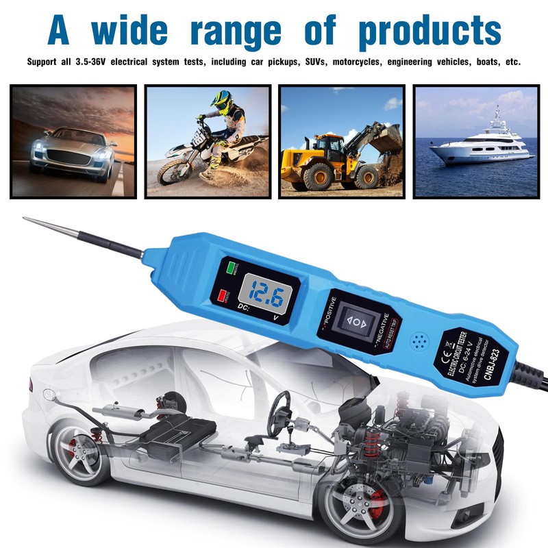 Vegena Power Circuit Probe Kit, 3.5-36V Circuit Tester, Em285 Automotive