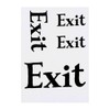 4 x 'Exit' Temporary Tattoos - Water Resistant, Skin-Safe, Non-Toxic