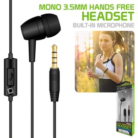 Pro Mono Earbud [2Pack] Hands-Free Compatible with JBL Partybox 710 with Built-in Microphone and Crisp Clear Safe Audio! (3.5mm / 3.5ft Length Cable)