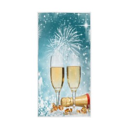 ALAZA - Juego de toallas de mano de algodón para yoga, gimnasio, para spa, de Navidad, para baño, cocina, hotel, decoración del hogar, 15 x 30 pulgadas