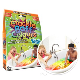 Crackle Baff Colours from Zimpli Kids, 6 Bath Pack, Magically makes your water Crackle, Pop & Change Colour, Multi-Sensory Play Activity, Educational & Learning Toy, Ideal Pocket Money Gift