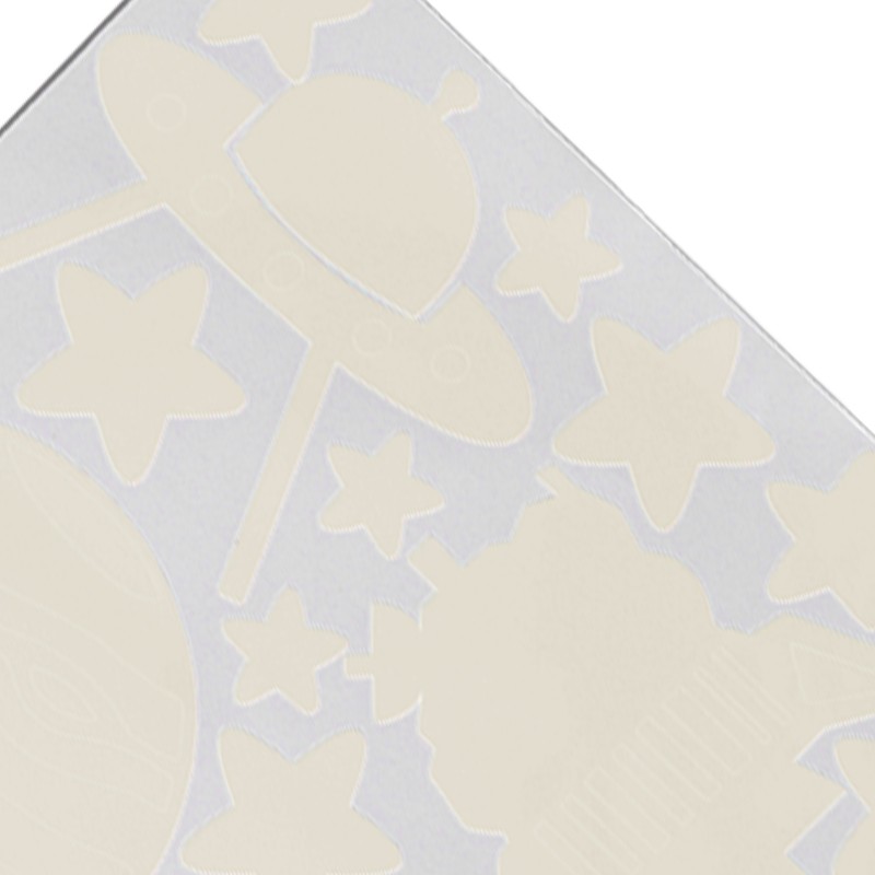 184pcs Glow in The Dark Stickers Space Ship Theme Self