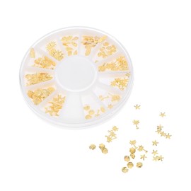 Mikinona Nail Art Studded Decorations Metal Rivet Studs DIY Nail Art Accessories