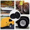 1.98" Trailer Hub Cap Rubber Plugs, 4 PCS Trailer Dust