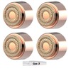 Flawless Replacement Heads Gen 3, 4 Pack - Compatible with