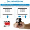 NetumScan Bluetooth Ring 1D 2D QR Barcode Scanner, Portable Mini