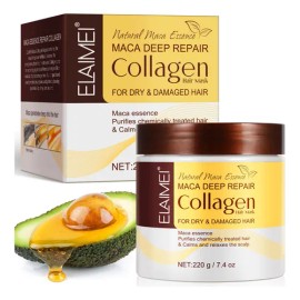 Mascarilla Colágeno Puntas Abiertas Cabello Seco Fortalece