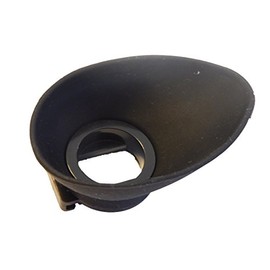 vhbw Eyecup Viewfinder for Canon EOS Kiss Digital N, Kiss X6, Rebel XSi, Rebel XT, 500N Camera SLR Camera DSLR Eyepiece - Black