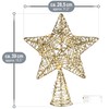com-four® 2 x LED Decorative Star Christmas - Christmas Decoration