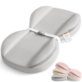 Mamatepe Leather Baby Changing Pad with Waterproof & Wipe-Clean for Dresser and Table, Lightweight and Portable - Memory Foam Cushion for Comfort, 28X16 Grey