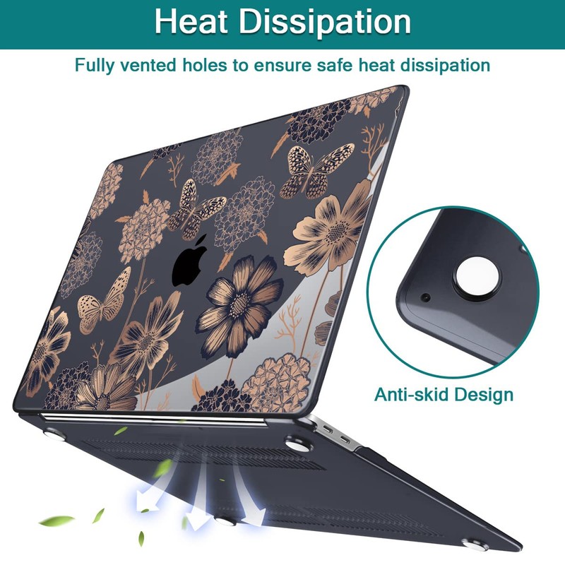 Teryeefi for M1 M2 MacBook Pro 13 inch Case 2022