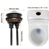 Dual Flush Toilet Push Buttons, Water Tank Toilet Button, Round