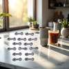10Pcs Grey Universal Silicone Sealing Bottle Straw Hole Grommets Stopper