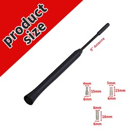 1 Pcs Universal Car Antenna Replacement,AM/FM Roof Car Radio Aerial Mast Comes,Radio Signal Booster Rod Car Antenna For vehicles