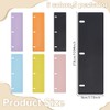 WEBEEDY 30 Pcs Sheet Lifters for Binders, 6 Colors Durable