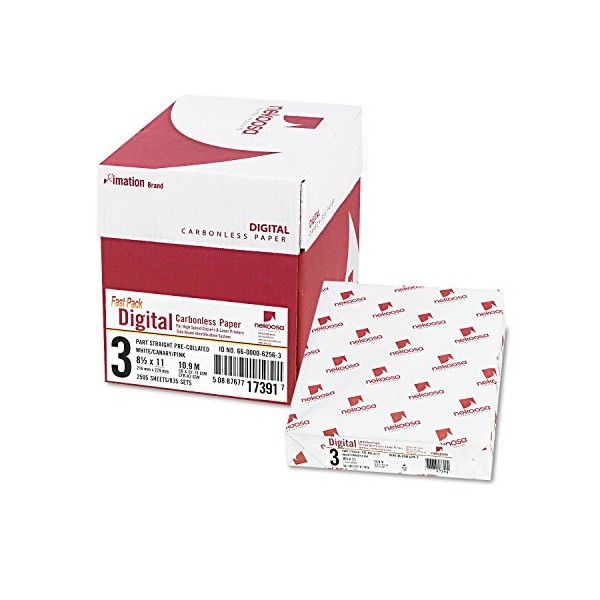 Nekoosa 17391 Fast Pack Digital Carbonless Paper, 8-1/2 x 11,