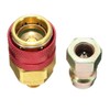 Wobekuy and Low Side Extension Adapter R134A Freon Quick Coupling