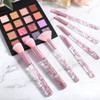 HJZHII 7 PCS Makeup Brushes, Cute Crystal Sparkles Fan Blush