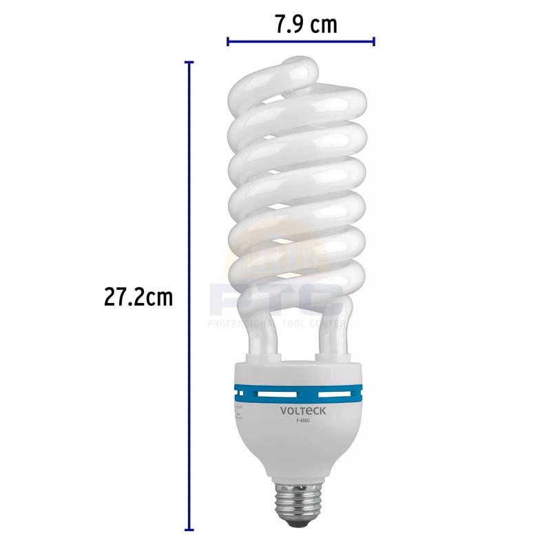 Volteck F-65EC Spiral lamp T5 65 W high power daylight,