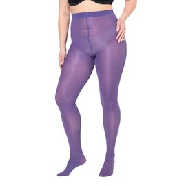 Ulla Popken Women's Tights, Purple