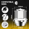 M12x1.5 Lug Nuts Set, Chrome OEM Factory Style Wheel Lug