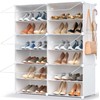 HOMICKER Shoe Storage,24 Pairs Rack Organizer for Closet Cabinet with